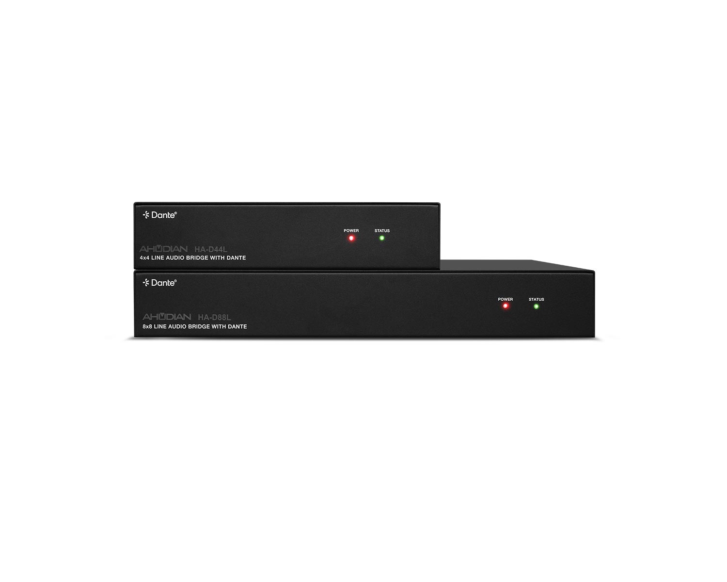 HA-D88L · Bridge Matriz Dante de 8CH de Entradas x 8CH de Salidas con puertos redundates RJ-45