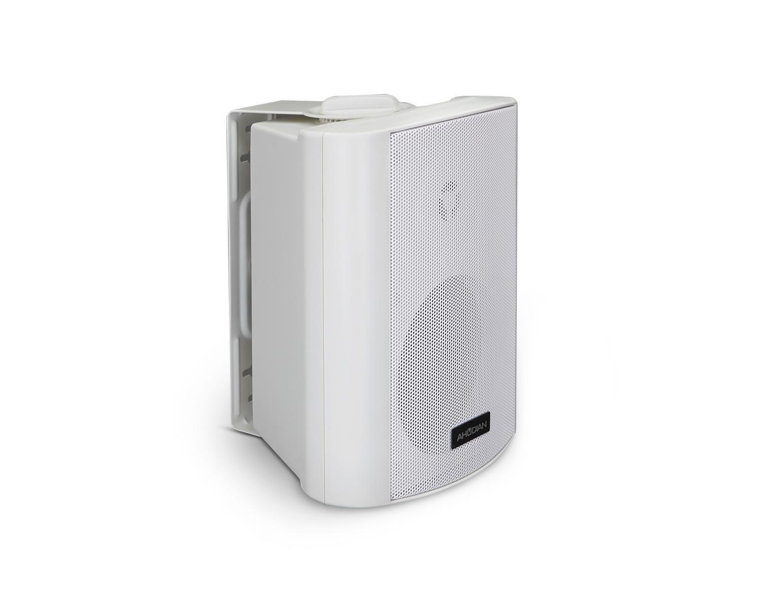 FT-1520W · Parlante blanco de pared de 2 vías, 25 W RMS AES, línea 70/100 V y 8 Ω.