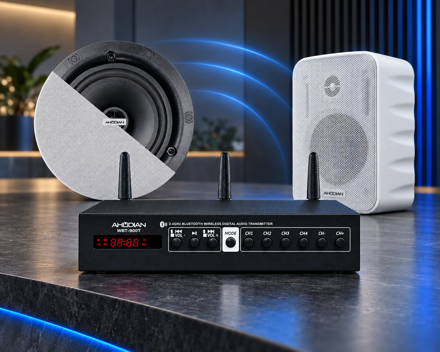 Imagen representativa de Audio inalámbrico para negocios