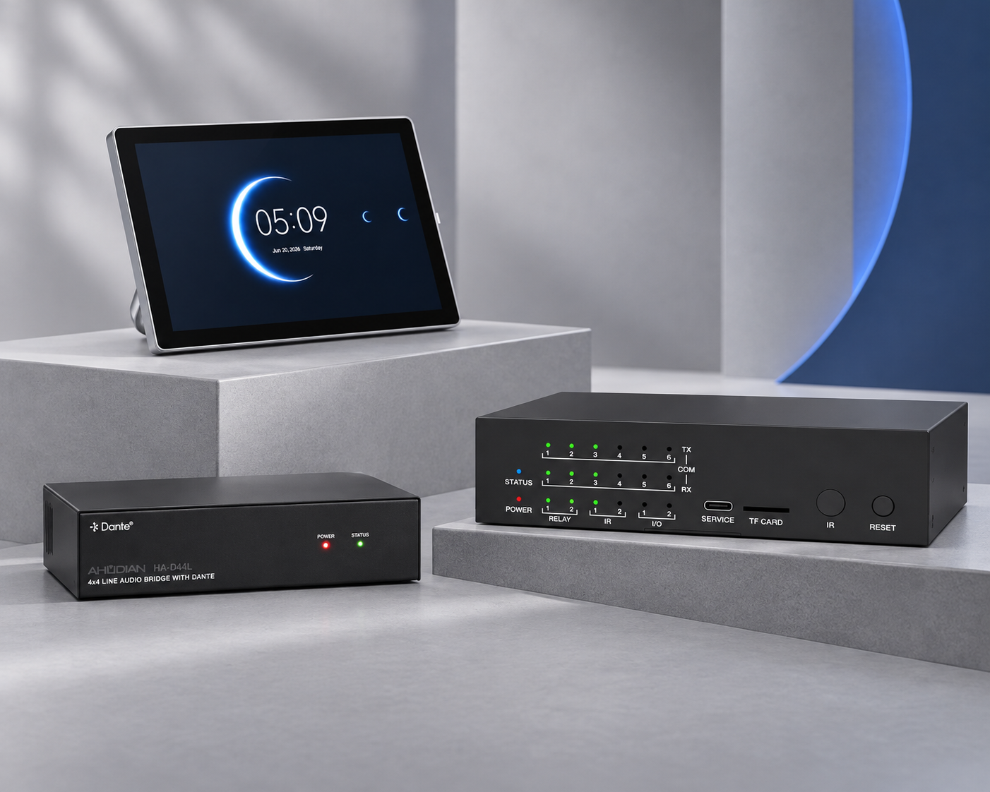 Imagen representativa de Audio en red y control digital para sistemas profesionales