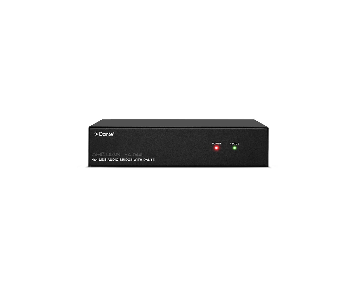 HA-D44L · Bridge Matriz Dante de 4CH Entradas x 4CH Salidas con puertos redundates RJ-45